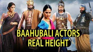 Baahubali Actors Real Height 2017 Prabhas  Anushka Shetty  Tamannah Bhatia  Rana Daggubati
