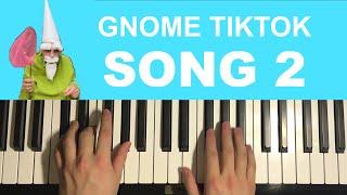 How To Play - Gnome TikTok Song 2 Piano Tutorial Lesson