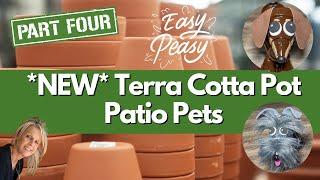 Create Your Own Adorable Patio Pets Using Terra Cotta Pots