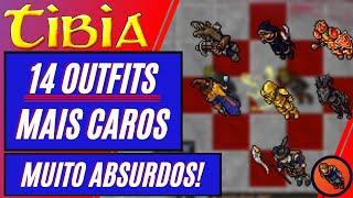 14 OUTFITS MAIS CAROS DO TIBIA