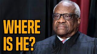 Clarence Thomas missing from Supreme Court with no explanation