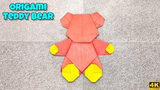 Origami Teddy Bear  Origami toys  Origami tutorial  Paper craft