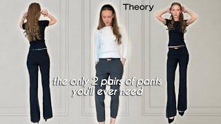 THEORY TROUSERS TRY ON 2024