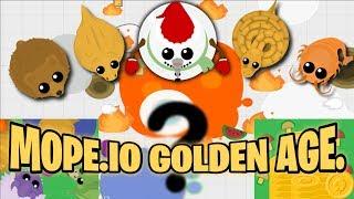 NEW MOPE.IO GOLDEN AGE UPDATE ALL NEW SKINS  BIGGEST UPDATE EVER Golden Age Update