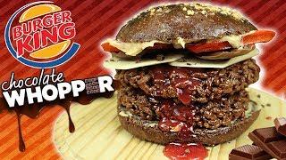 Whopper de CHOCOLATE de Burger King Siguiendo el tutorial de Cocina Para Todos