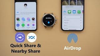 Airdrop vs Quick Share vs Nearby Share Speed Test - Which One is Faster? S21 Ultra vs 12 Pro Max