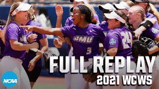 James Madison vs. Oklahoma 2021 Womens College World Series June 3  FULL REPLAY