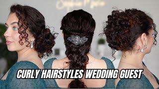 4 Curly Hairstyles for Wedding Guests Bridesmaids & Other Special Occasions