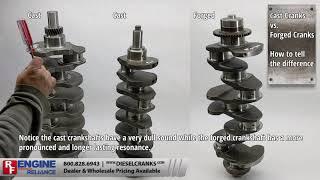 One Way to Tell a Cast Crankshaft from a Forged Crankshaft