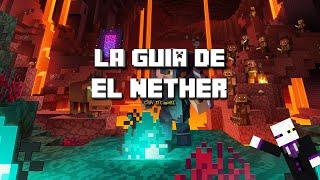 GUÍA de EL NETHER básica para PRINCIPIANTES  Aprende a SOBREVIVIR en esta dimensión