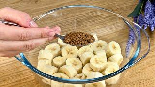 Do you have a banana and coffee? Prepare a delicious dessert without flour and sugar