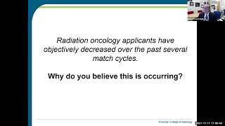 Declining Applicant Numbers in the Radiation Oncology Match How Should We Respond