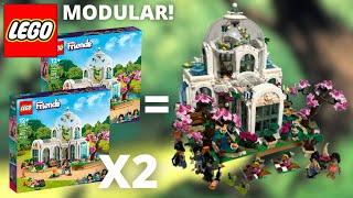 Combining Two LEGO Botanical Gardens for the ULTIMATE Modular Building