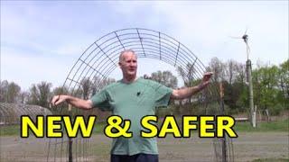 Very SAFE DIY Vertical ARCH Trellis Build