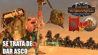 SIGUE TRATÁNDOSE DE DAR ASCO SKAVEN VS NORSCA TOTAL WAR WARHAMMER 3 #604