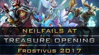 Dota 2 NeilFails at Opening Frostivus 2017 Treasure