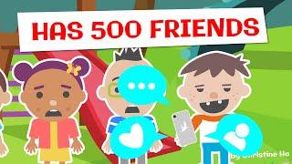 Kid Has 500 Friends on Social Media - Online Safety for Kids - Read Aloud Childrens Books