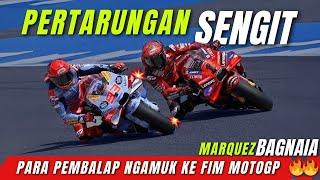 PALING PECAH  BAGNAIA VS MARQUEZ BIKIN SPOT JANTUNG PARA PEMBALAP NGAMUK