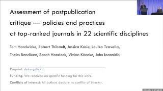 Postpublication Critique Policies and Practices at Top-Ranked Journals in 22 Scientific Disciplines
