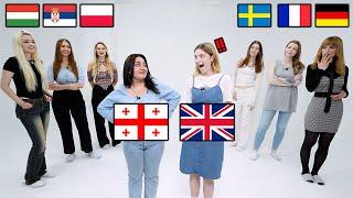 Can British Guess European Languages Hungary Serbia Georgia Poland France Swedin Germany