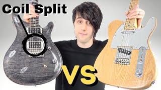 Coil Split vs Single Coil - Guitar Tone Comparison PRS vs Fender