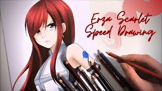 Erza Scarlet Speed Drawing Fairy Tail