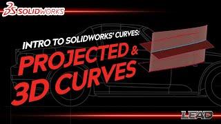 Introduction to 2D Projected Curves and 3D Sketch Curves  How To Create and Control 2D3D Curves