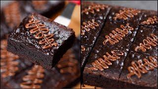 CHOCOLATE BROWNIE RECIPE  WITHOUT OVEN  MOIST FUDGY CHOCOLATE BROWNIE  EASY BROWNIE RECIPE
