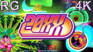20XX - PC - Intro & gameplay with stages as both characters UHD 4K60