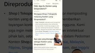 Pelanggaran yang lagi banyak kena di tiktok Konten direproduksi