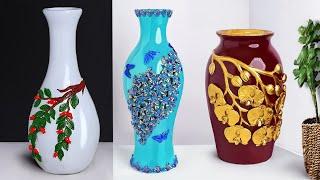 Big size corner flower vase   Clay Flower Vase art  Home decor ideas