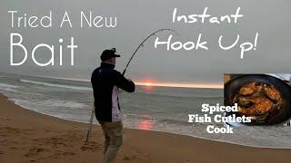 Tried A New Bait On The Beach. Instant Hook Up ep119