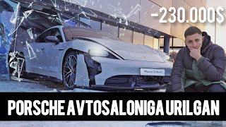 LITVIN PORSCHE AVTOSALONINI URIB YUBORDI  MIKHAIL LITVIN PORSCHE 230.000$ AVARIYA