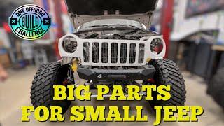 Jeep Liberty Gets PSC Big Bore Steering Box and Crawltek JK Bumper