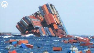 Losing More than 1800 Containers The Most Epic Large Container Ship Disaster Costs $ Billions