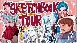 Sketchbook Tour 11  My thickest book so far