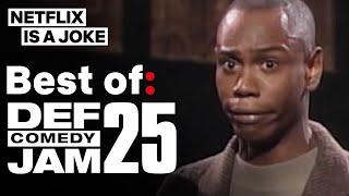 Dave Chappelle Chris Tucker Kevin Hart & More In Best Of Def Comedy Jam 25  Netflix Is A Joke