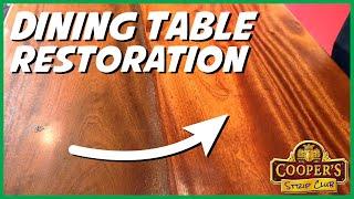 How to Restore a Dining Table - No Sanding - Tutorial