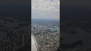 Flying over Sydney #Sydney #flying