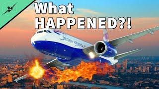 Plane catches FIRE over London  BA 762