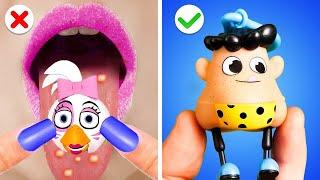 How to Become Chica FNAF Extreme Makeover *Hilarious Moments & Crazy Beauty Gadgets*