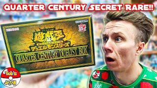 We PULLED A Quarter Century SECRET RARE AND MORE Yu-Gi-Oh Quarter Century Duelist Box Opening