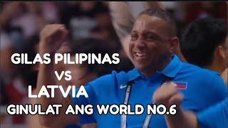 Gilas pilipinas vs latvia intense last 6 minutes game