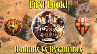 Hands on the Roman civilization for Age of Empires 2  Age of Empires II DE - Return of Rome