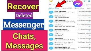 How To Recover Deleted Messenger Chats  Restore Deleted Messages