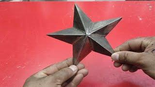 Pipe Welding Tricks -  3 Steps to Weld a 3D Iron Pentagram