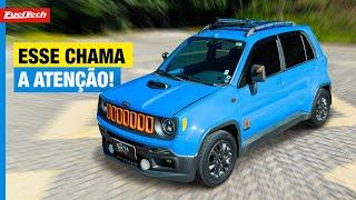 Mini Renegade motor turbo que desperta sorrisos onde passa