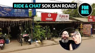 Siem Reap Cambodia’s Sok San Road - our fave bars food & more Ride around with us #forriel