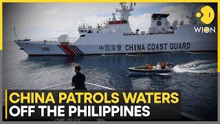 South China Sea Tensions Chinese aircraft carrier spotted near the Philippines  WION News