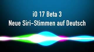iOS 17 Neue Siri-Stimmen auf Deutsch